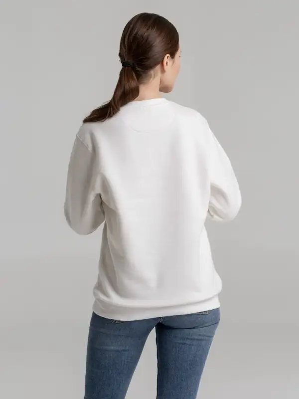 Свитшот унисекс King, белый, размер XS Свитшот унисекс King, белый, размер XS