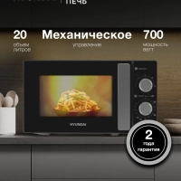 Микроволновая Печь HYM-M2091 20л 700Вт черный