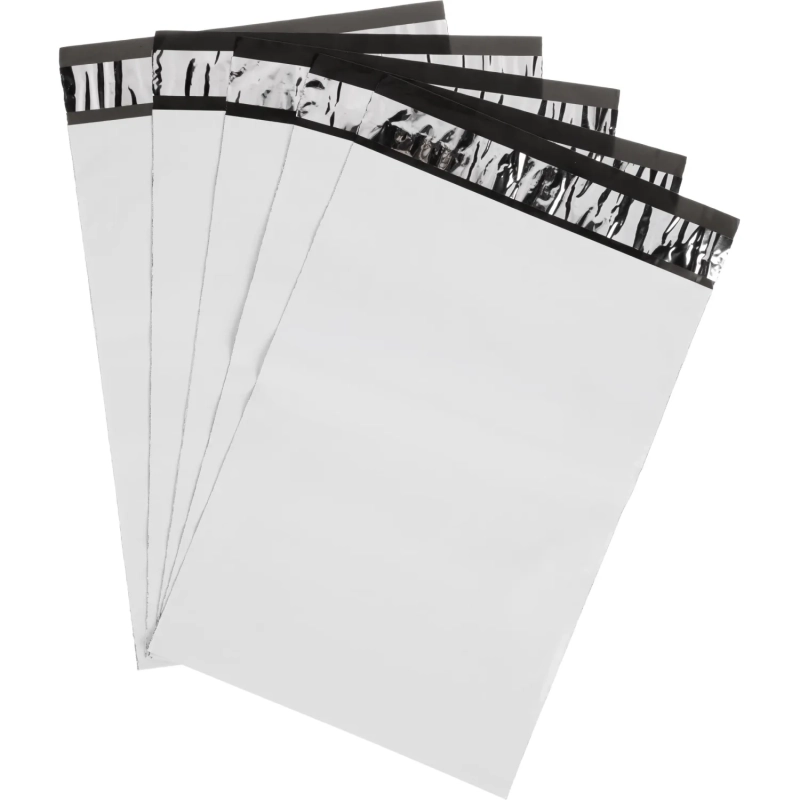 Курьер-пакет ПВД без печати, без КСД, размер 170x240+40, 45 мкм, 25 шт/уп