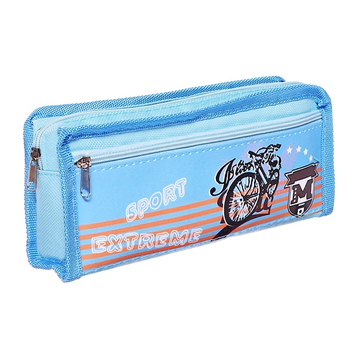 Пенал школьный  Пенал школьный "Спорт" на молнии, 2 отделения, МИКС