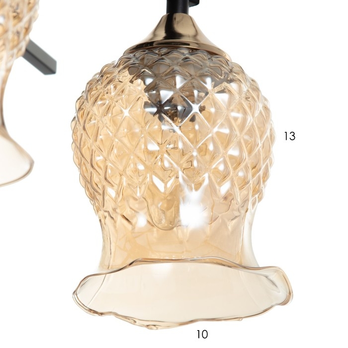 Люстра Люстра "Либель" 5хE27 40Вт черный 50х50х28 см BayerLux