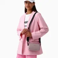 Сумка женская кросс-боди TEXTURA на молнии, 19&times;6&times;10.5 см, розовая