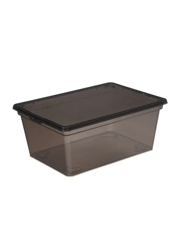 Ящик для хранения 16 л  цвет: прозрачно-черный Ящик для хранения 16 л  цвет: прозрачно-черный