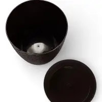 Горшок для цветов с поддоном &laquo;Ротанг&raquo;, 4.7 л, d=15 см, h=14 см, пластиковый, коричневый