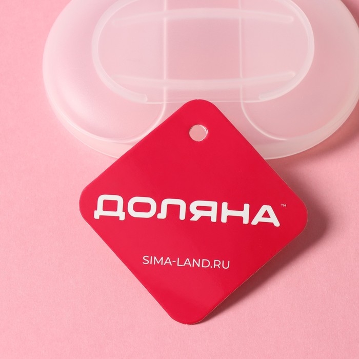 Набор дорожный Доляна, 3 предмета в косметичке, футляр для зубной щётки, мыльница, стакан складной, прозрачный Набор дорожный Доляна, 3 предмета в косметичке, футляр для зубной щётки, мыльница, стакан складной, прозрачный