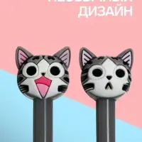 Ручка-прикол Calligrata &laquo;Котенок&raquo;, синий стержень, гелевая, МИКС