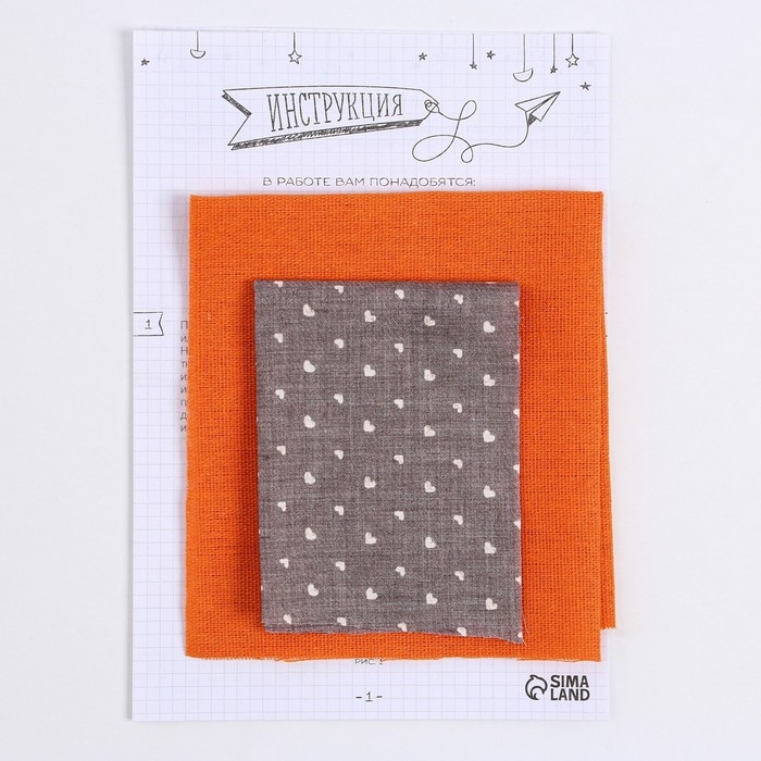 Игрушка–малютка «Лисичка Голди», набор для шитья, 21 × 14.4 × 0.8 см Игрушка–малютка «Лисичка Голди», набор для шитья, 21 × 14.4 × 0.8 см