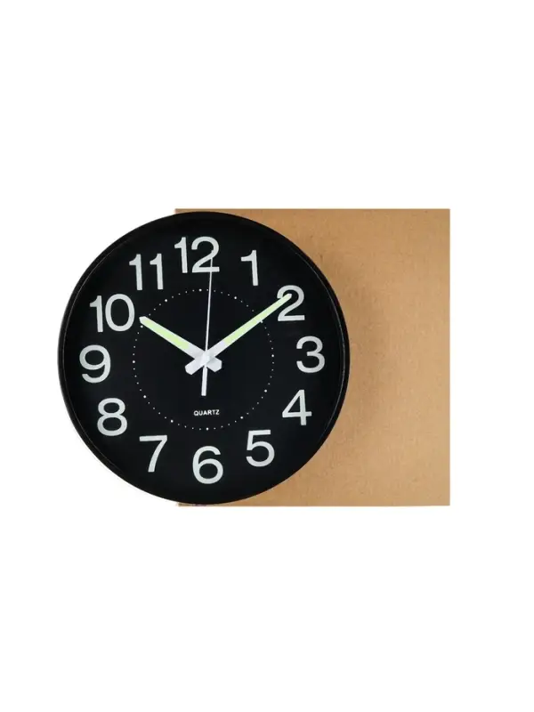 Часы настенные интерьерные &laquo;Классика&raquo;, плавный ход, светящиеся, d=25 см