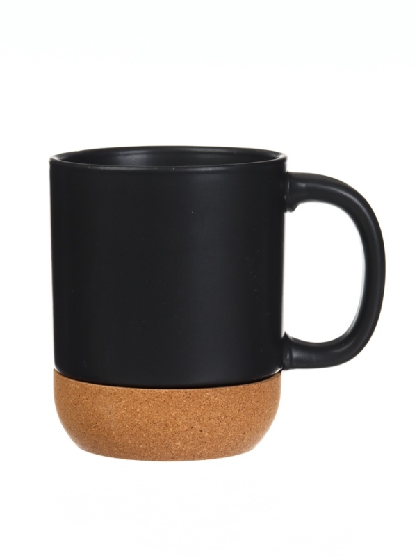 Кружка керамическая с пробковым дном Дорого внимание «Будь первым», 400 мл