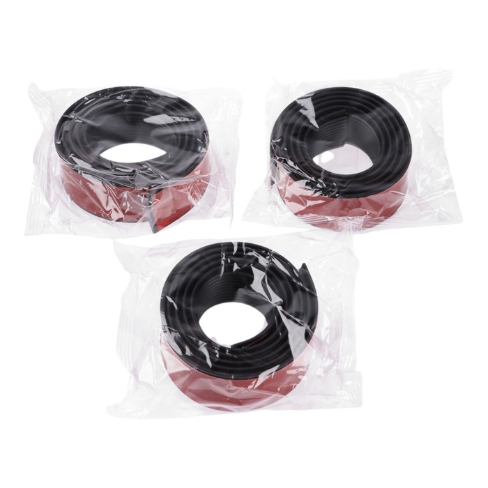 Набор накладок антискользящих 3шт., 100см/3см, черные Набор накладок антискользящих 3шт., 100см/3см, черные