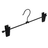 Вешалки для юбок и брюк тм VETTA, 2шт, 31х6см, с зажимами, ПВХ, металл, цвет черный