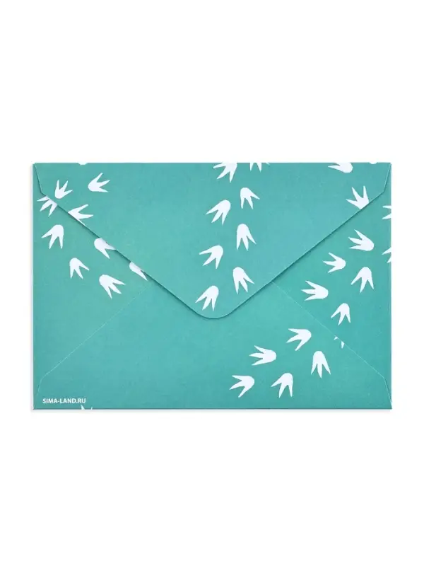 Конверт со скретч-наклейкой и открыткой «С Днём рождения», 10 х 15 см