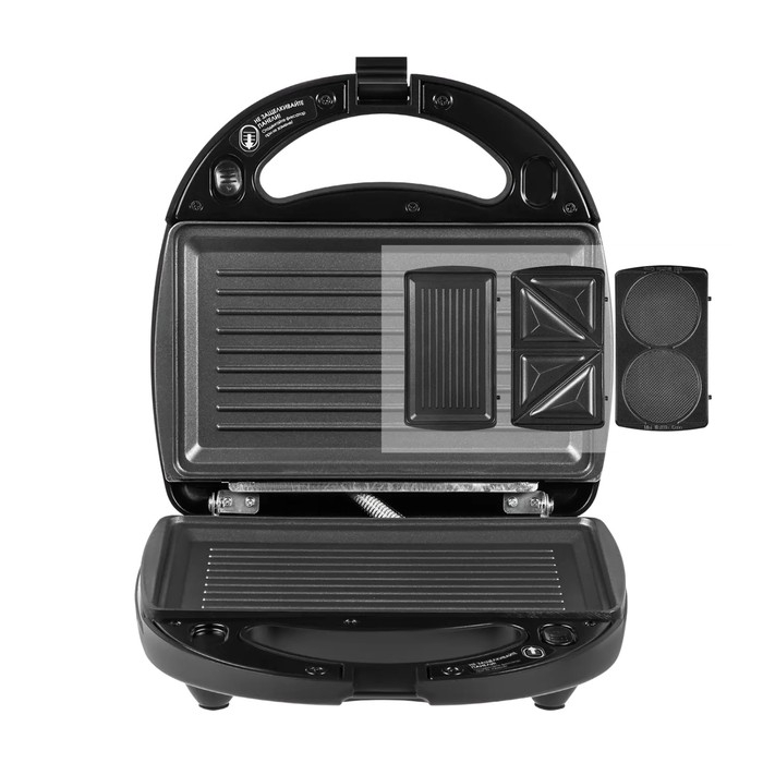 Мультипекарь RED Solution RMB-M602, 700 Вт, голландские вафли, гриль, сэндвич, чёрный Мультипекарь RED Solution RMB-M602, 700 Вт, голландские вафли, гриль, сэндвич, чёрный