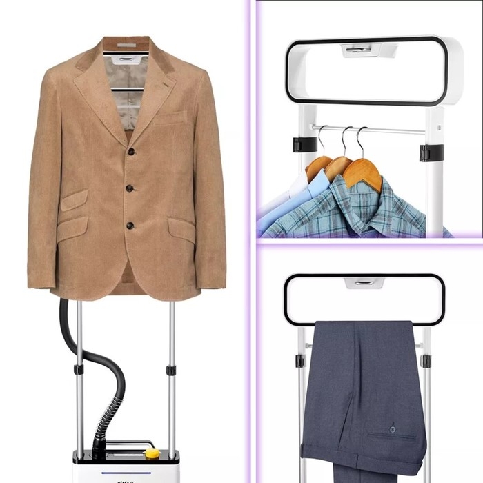 Отпариватель KT-9171, напольный, 1800 Вт, 2000 мл, 40 г/мин, белый Отпариватель KT-9171, напольный, 1800 Вт, 2000 мл, 40 г/мин, белый