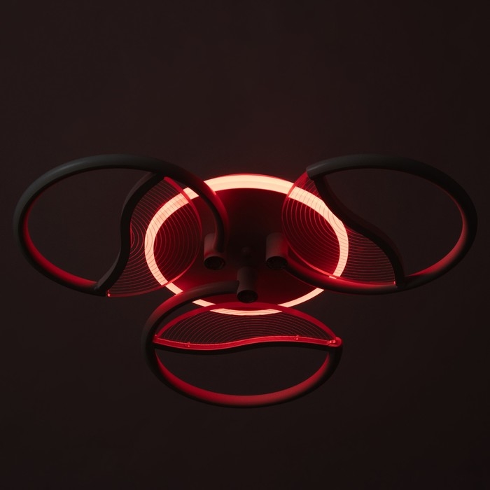 Люстра Люстра "Анита" 3хLED 90Вт 3000-6000К RGB белый 60х60х8см