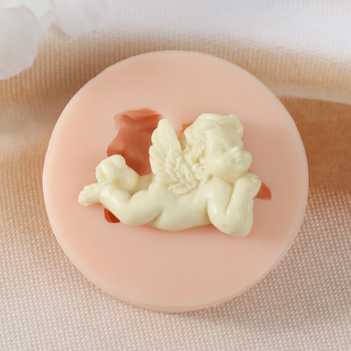 Молд силикон Молд силикон "Ангелочек" №4 4х3х0,8 см