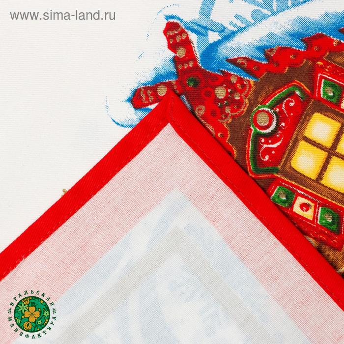 Скатерть новогодняя Этель "Новогодняя сказка" 150х110см +/-3см с ГМВО, хл100%