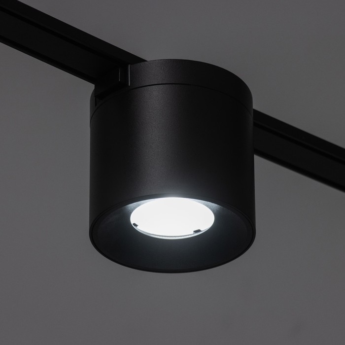 Светильник трековый ULTRA Светильник трековый ULTRA "Бочонок" LED 6Вт 3000K-5700К CRI90 черный 8х8х7,5см