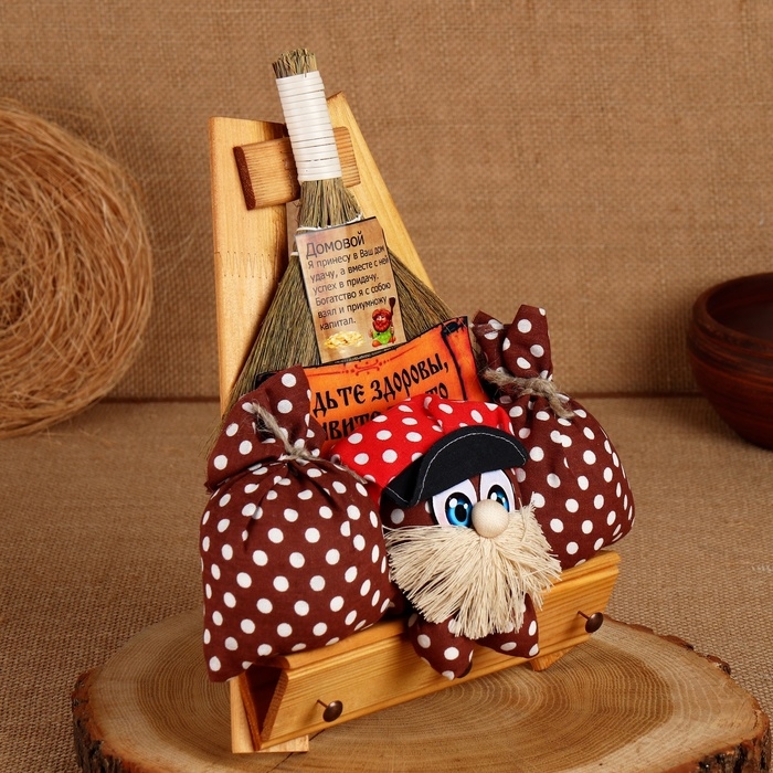 Оберег Оберег "Домовой Стасик", подвес, 35 х 26 см