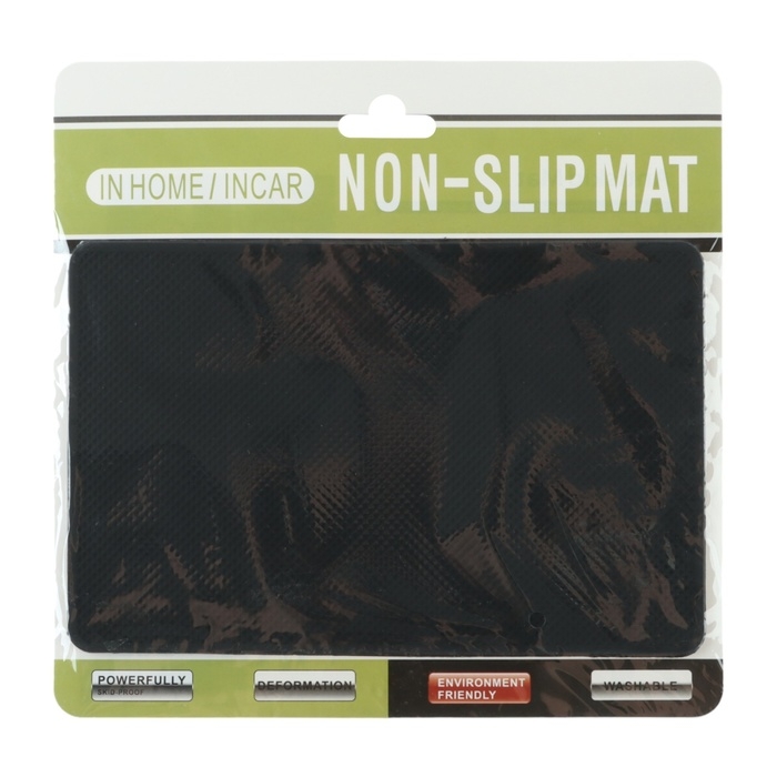 Коврик противоскользящий, 20×13 см, черный Коврик противоскользящий, 20×13 см, черный