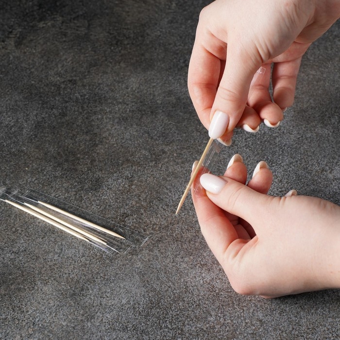 Зубочистки из берёзы Magistro, 500 шт, в индивидуальной упаковке, картонная коробка Зубочистки из берёзы Magistro, 500 шт, в индивидуальной упаковке, картонная коробка