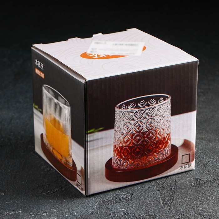 Стакан стеклянный на подставке «Торн», 250 мл Стакан стеклянный на подставке «Торн», 250 мл