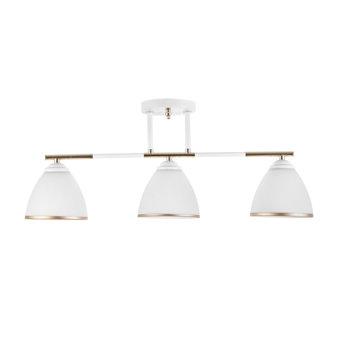 Люстра Люстра "Донна" 3хЕ27 40Вт бело-золотой 55х26 см