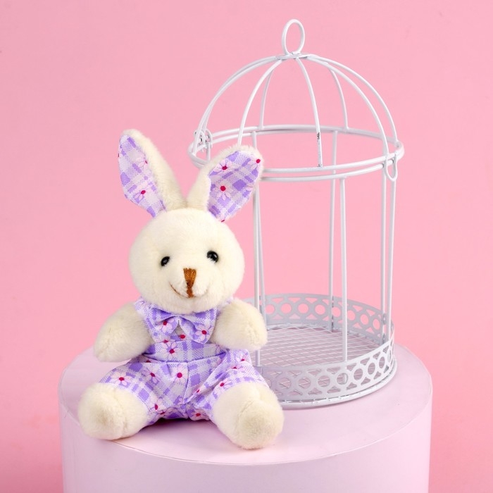 Мягкая игрушка «Прекрасная зайка», зайчик, цвета МИКС Мягкая игрушка «Прекрасная зайка», зайчик, цвета МИКС