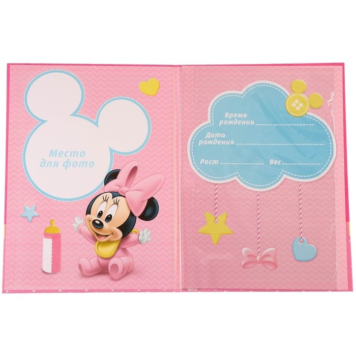 Обложка для документов набор  Обложка для документов набор "Мои первые документы", Минни Маус, 21х30 см