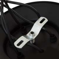 Светильник 2542/6 E27 40Вт черный