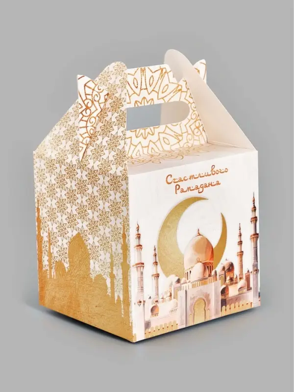 Коробка складная «Рамадан», 14 × 14 × 14 см
