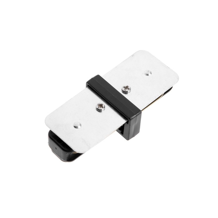 Соединитель для 2-х шинопроводов Volpe UBX-Q122 G11 BLACK 1 POLYBAG, тип G, прямой, Черный