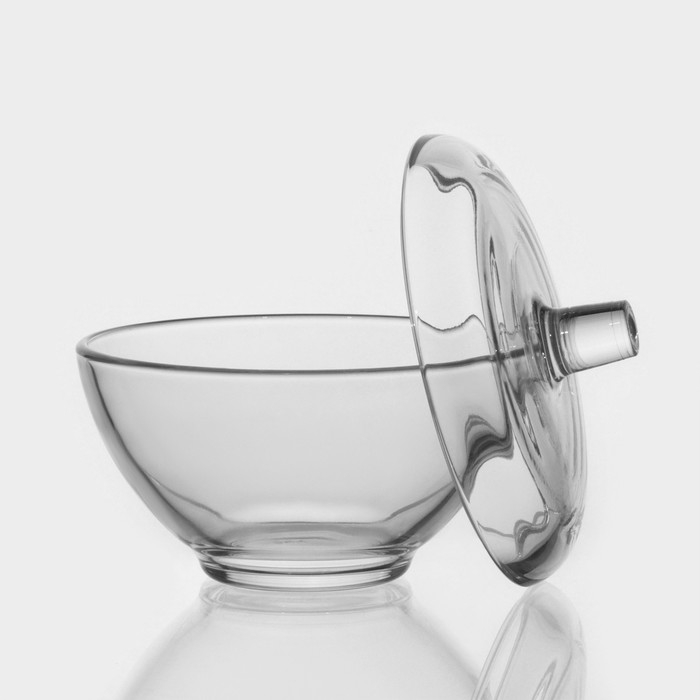 Сахарница стеклянная с крышкой «Симпатия», 400 мл Сахарница стеклянная с крышкой «Симпатия», 400 мл