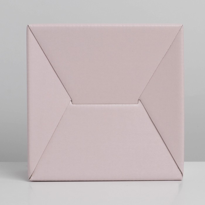 Коробка подарочная складная, упаковка, «Розовая», 15 х 15 х 7 см Коробка подарочная складная, упаковка, «Розовая», 15 х 15 х 7 см