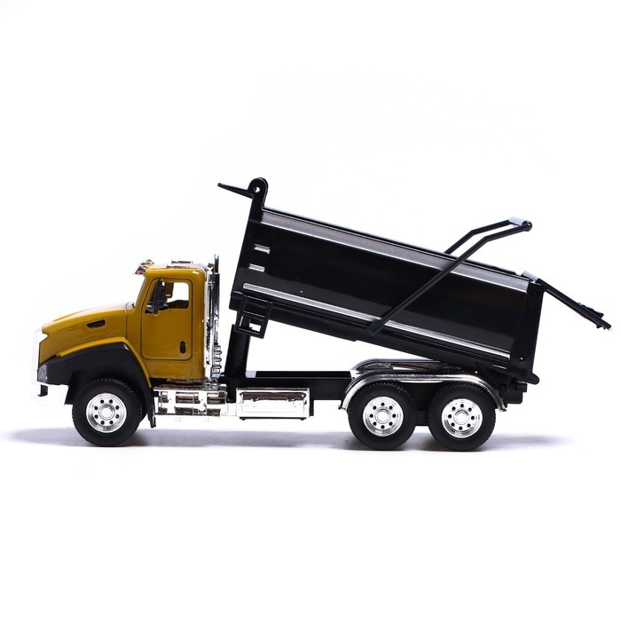 Грузовик металлический «Самосвал», инерция, открываются двери, свет и звук Грузовик металлический «Самосвал», инерция, открываются двери, свет и звук