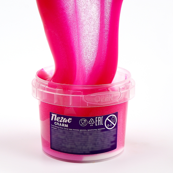 Слайм «Зефирка», цвет белый и ежевика 100 г Слайм «Зефирка», цвет белый и ежевика 100 г