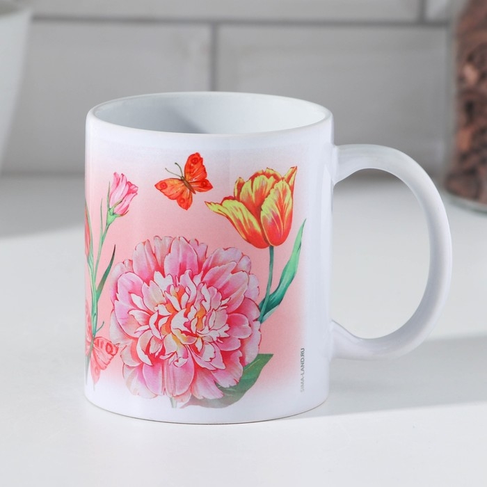 Кружка сублимация Кружка сублимация "Валентина" 320 мл, с нанесением