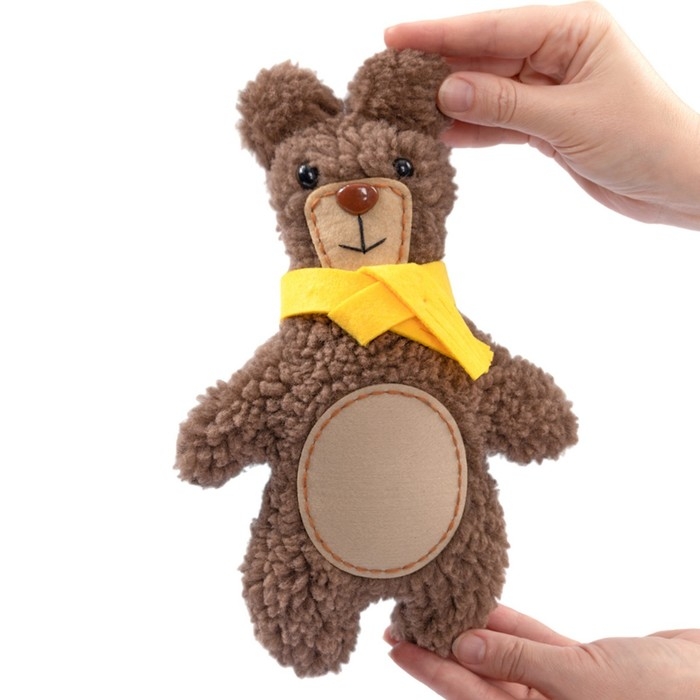 Набор для творчества. Мягкая игрушка из меха «Мишка» Набор для творчества. Мягкая игрушка из меха «Мишка»