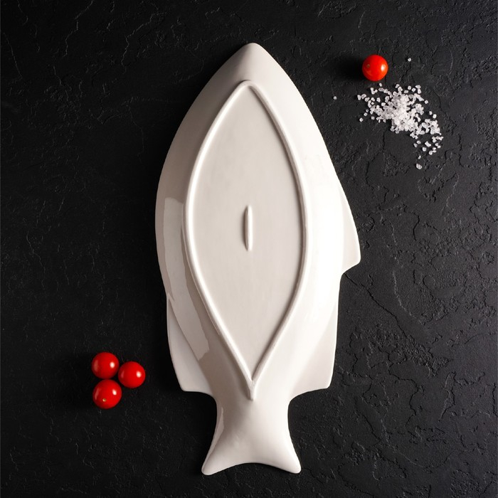 Блюдо керамическое «Рыба», 39×19×2,5 см Блюдо керамическое «Рыба», 39×19×2,5 см