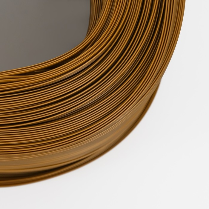 Ротанг искусственный 6 мм 500 м волна (бронза металлик) Ротанг искусственный 6 мм 500 м волна (бронза металлик)