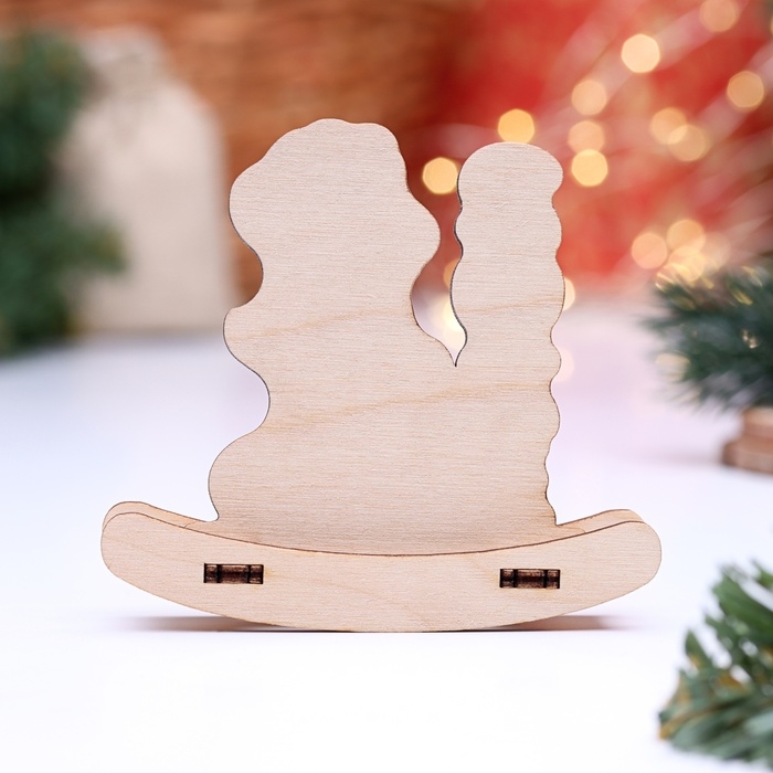 Новый год. Сувенир символ года качалка Новый год. Сувенир символ года качалка "Змейка 2025", 9,7 х 8,9 х 2 см