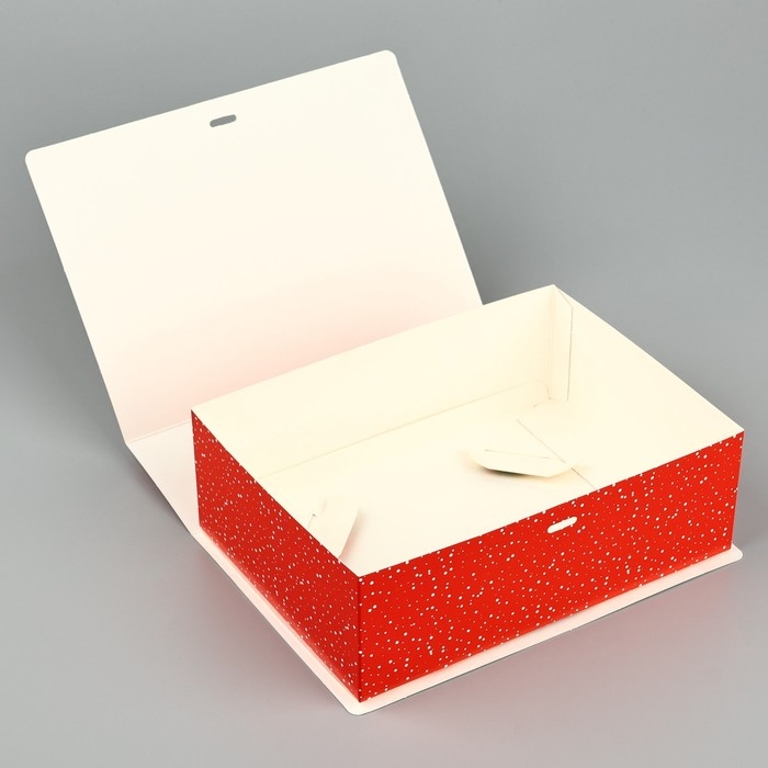 Складная новогодняя коробка-книга «Уютный Новый год», 21 х 15 х 7 см, Новый год Складная новогодняя коробка-книга «Уютный Новый год», 21 х 15 х 7 см, Новый год