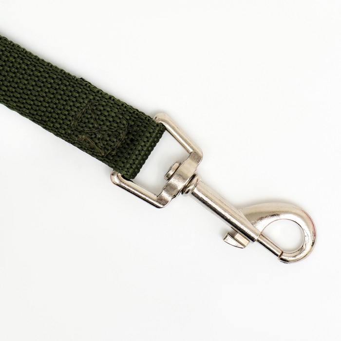 Поводок 5 м х 2 см, зелёный Поводок 5 м х 2 см, зелёный