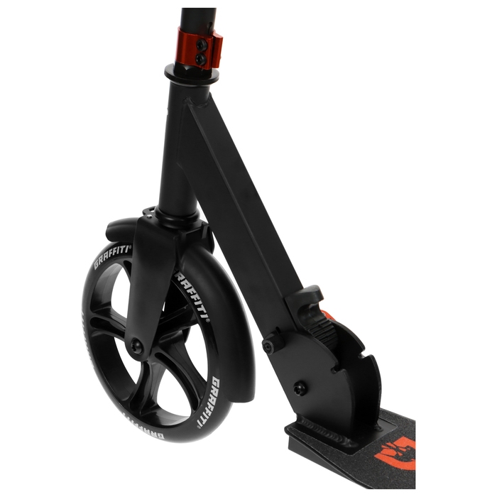 Самокат городской GRAFFITI City 200, складной, колёса PU 200 мм, ABEC 7 Carbon, чёрный Самокат городской GRAFFITI City 200, складной, колёса PU 200 мм, ABEC 7 Carbon, чёрный