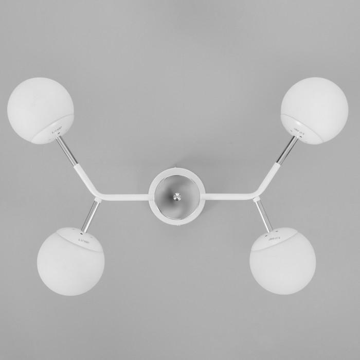 Люстра ГАЛЛОП Люстра ГАЛЛОП "Молекула" 4х60Вт Е27 белый