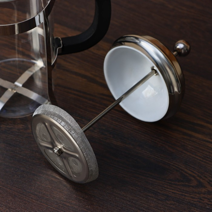 Чайник заварочный френч - пресс на ножках «Металлик», 600 мл Чайник заварочный френч - пресс на ножках «Металлик», 600 мл