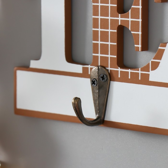 Крючки декоративные дерево Крючки декоративные дерево "Время для чая" 14х9х3,5 см