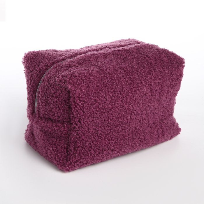 Косметичка дорожная женская с подкладом TEXTURA, цвет фиолетовый