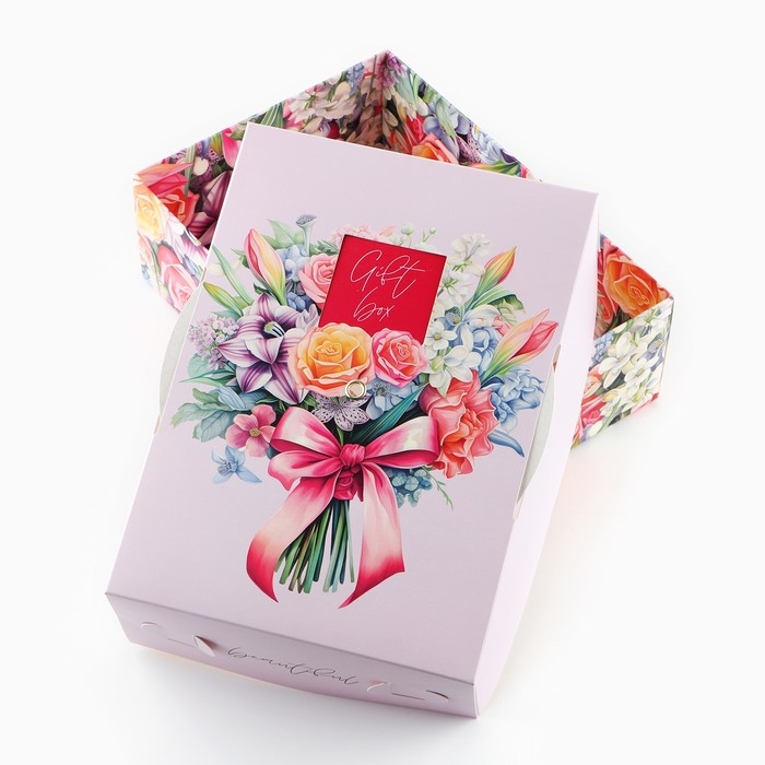 Коробка складная «Букет для тебя », 21 х 15 х 7 см Коробка складная «Букет для тебя », 21 х 15 х 7 см