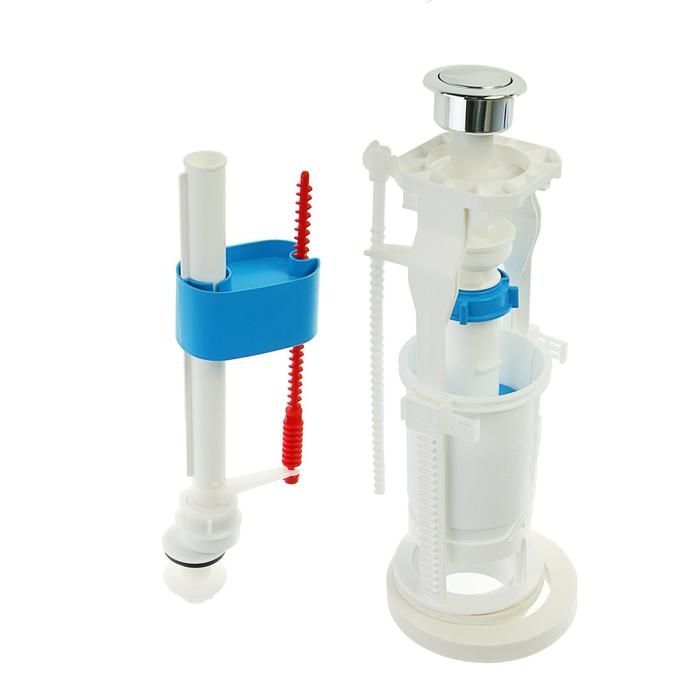 Арматура для смывных бачков  Арматура для смывных бачков "АНИ Пласт" WC6550M Эконом, с нижней подводкой 1/2", хром